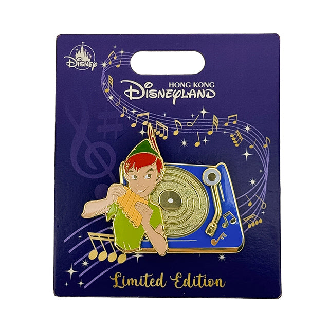 HKDL - Disney Vinyl Record Player Series - Peter Pan Limited Edition 400 Pin