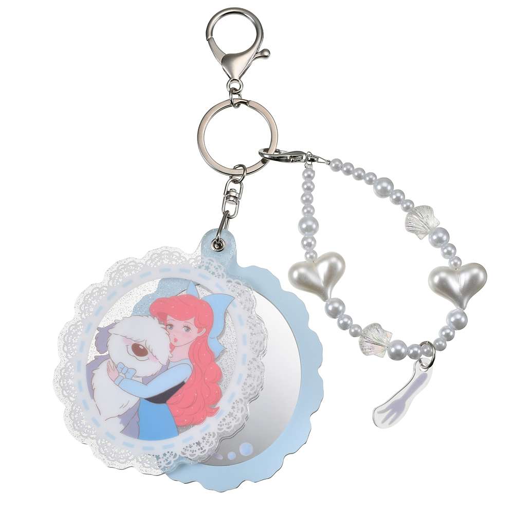 JDS -  2026 Little Mermaid Illustrated by mikko Collection x Ariel & Max Keychain with Mirror (Release Date: Apr 21, 2026)