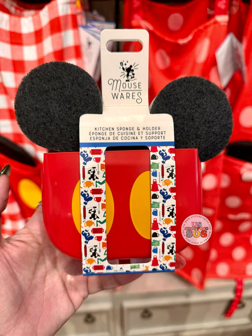 DLR - Mousewares - Mickey Kitchen Sponge & Holder