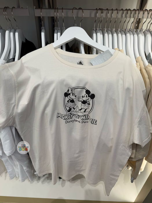 DLP - Mickey & Minnie Mouse Disneyland Paris ‘Vintage’ T Shirt for Adults