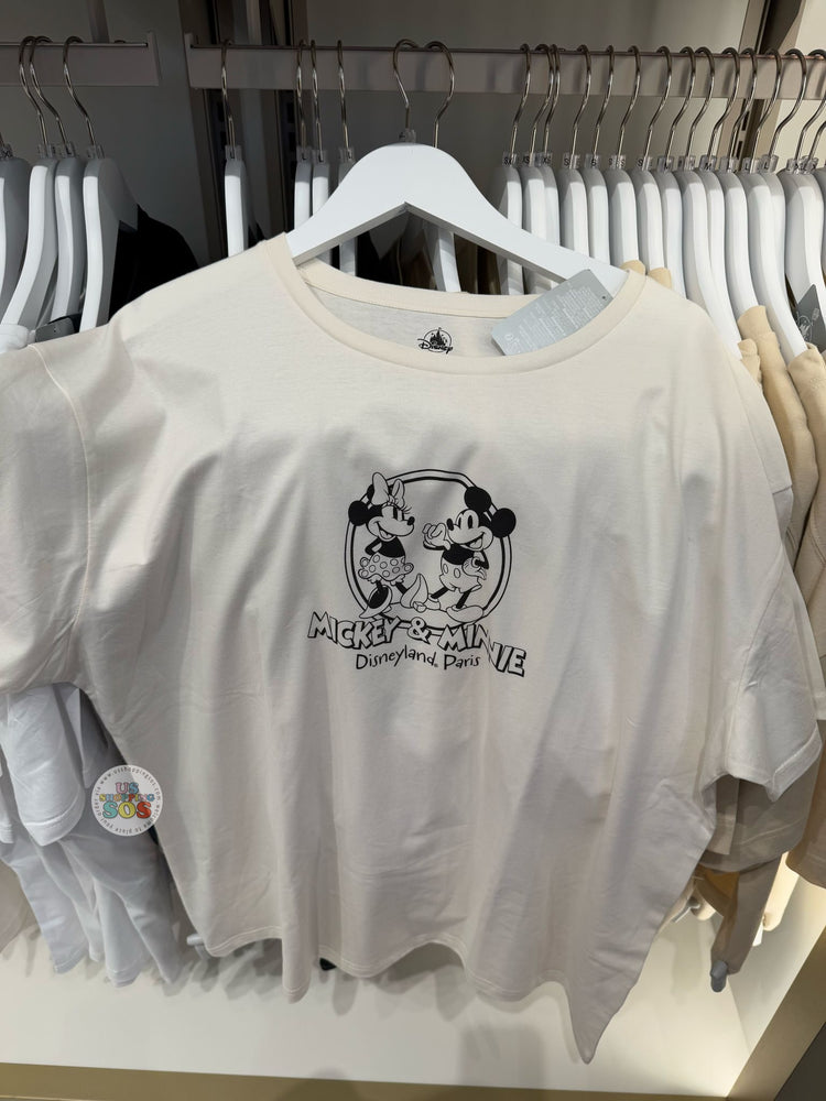 DLP - Mickey & Minnie Mouse Disneyland Paris ‘Vintage’ T Shirt for Adults