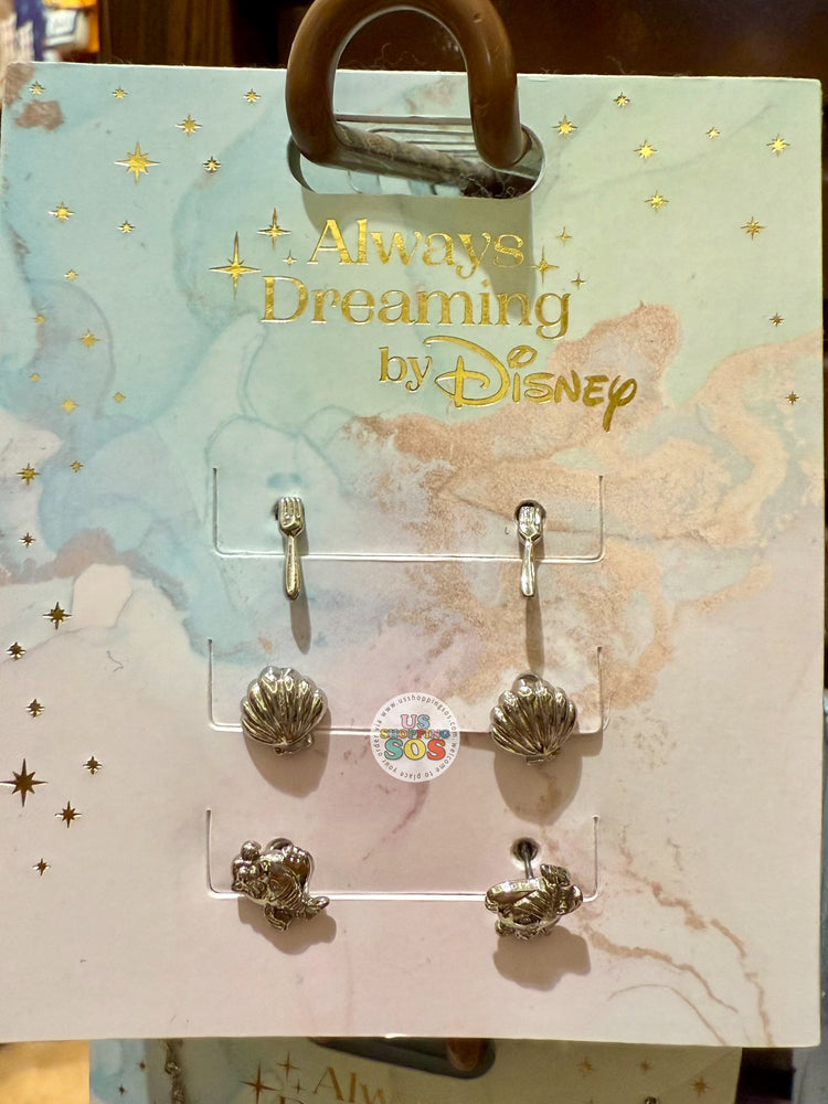 DLR/WDW - Always Dreaming by Disney - The Little Mermaid Earrings Set
