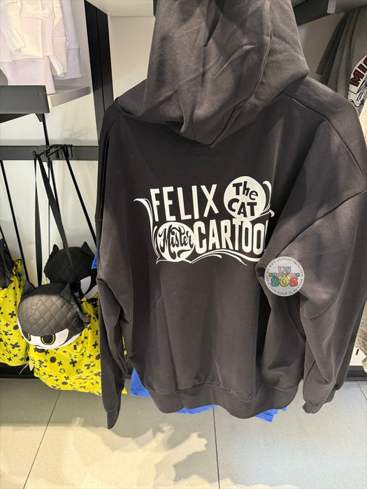 Universal Studios - Felix the Cat - Black Hoodie Jacket (Adult)