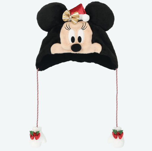 TDR - 2025 Mickey & Friends "Holly Jolly Christmas" Collection x Minnie Mouse with Christmas Themed Fan Cap for Adults (Release Date: Nov 10, 2025)