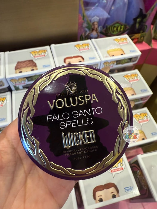Universal Studios - Wicked: For Good - Voluspa Palo Santo Spells Fragrant Candle 4oz