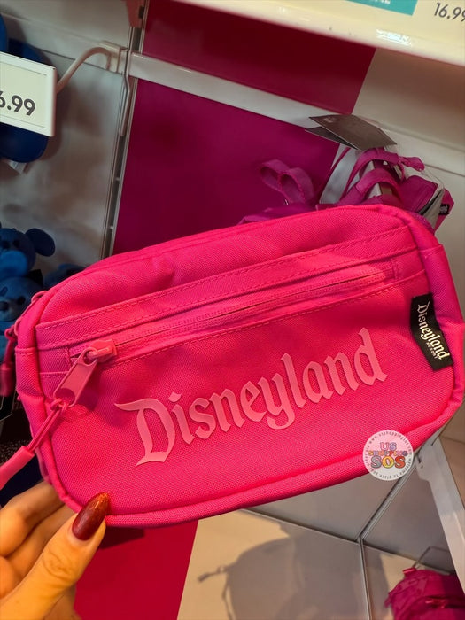 DLR/WDW - Logo Mania 2026 Fantasyland Feels - Bright Pink Park Logo Headband Friendly Fanny Pack