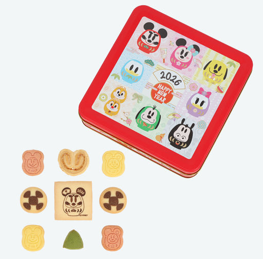TDR - 2026 Happy New Year Mickey & Friends Collection x Mickey & Friends "Daruma" Assorted Cookies Box Set (Release Date: Dec 1, 2025)
