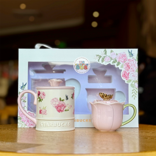 Starbucks China - Kaleidoscope Rose 2026 - 8S. 470ml + 130ml Ceramic Cup Gift Set