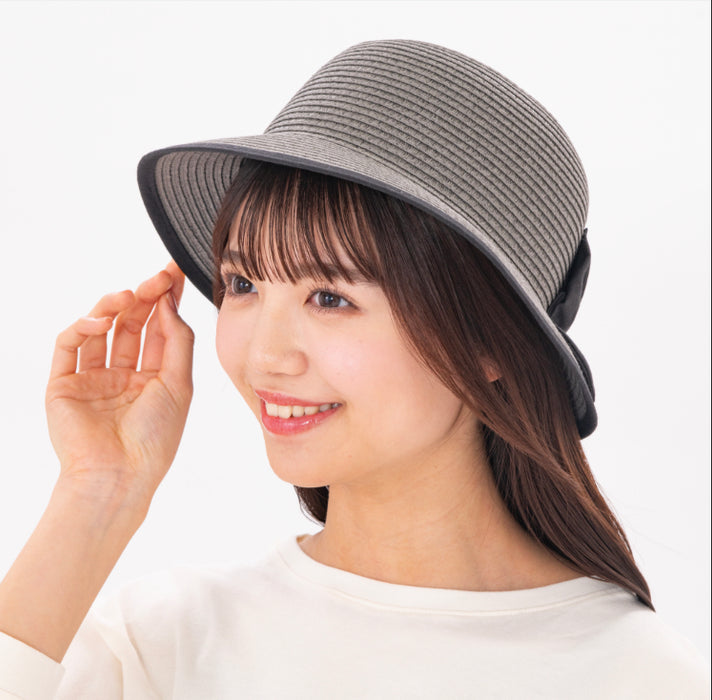 TDR - Minnie Mouse Straw Hat with Ribbon for Adults Color: Grey (Release Date: Apr 25)