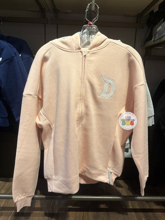 DLR/WDW - Park Logo Authentic Castle Original Peach Zip Hoodie Jacket (Adult)
