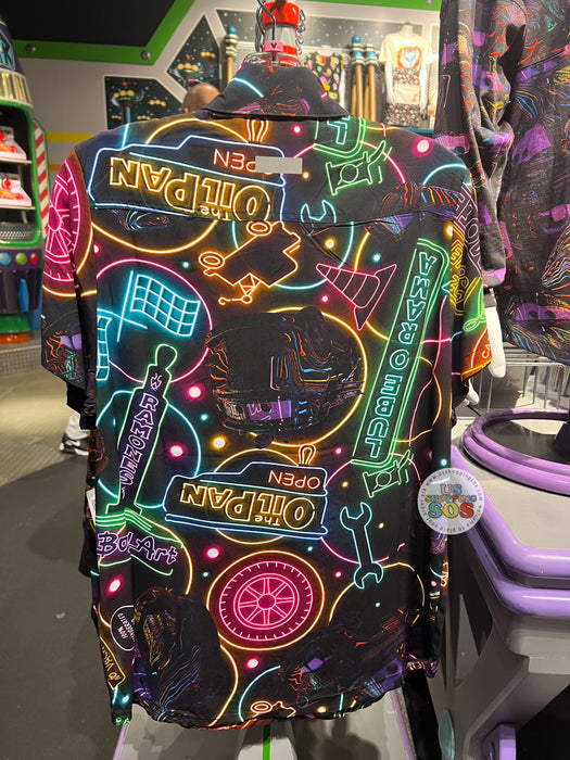 DLR/WDW - Neon Cars Land - Button-Up Shirt (Adult)