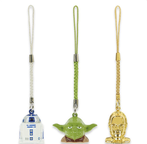 TDR - "Star Wars/Mandalorian and Grogu" x "R2-D2", "Yoda" and "C-3PO" Bell Strap/Keychains Set of 3 (Release Date: Apr 8, 2026)