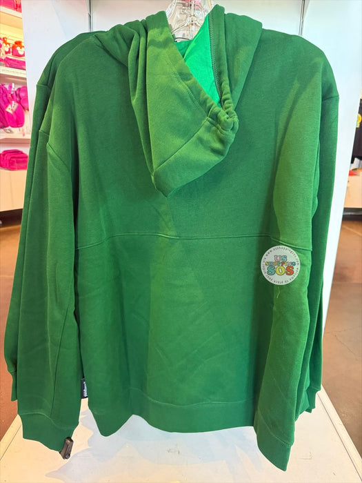 DLR/WDW - Logo Mania 2026 The Tiki Tiki Tiki Room - Emerald Green Park Logo Hoodie Pullover (Adult)
