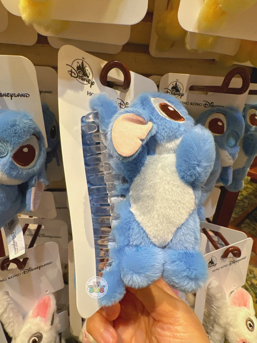 HKDL - Stitch Hair Clip with Hug Plush Style