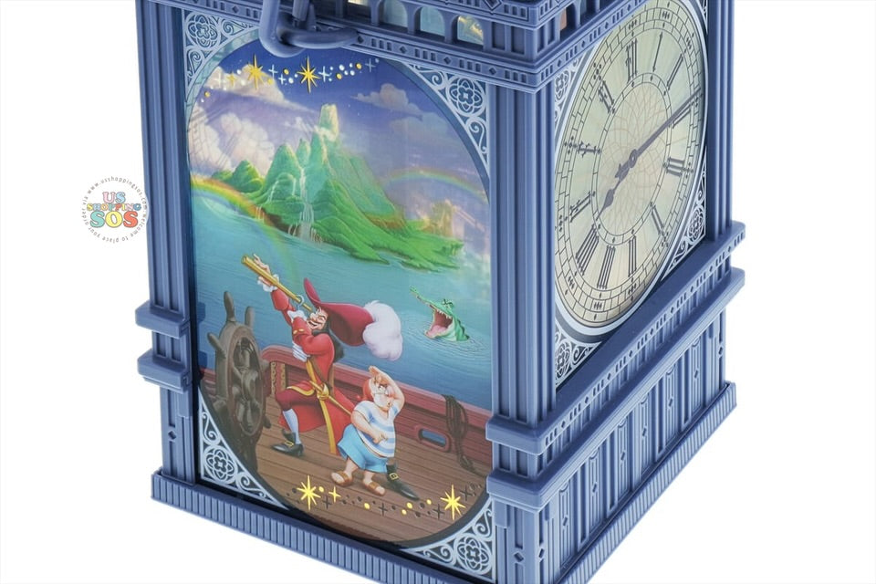 On Hand!!!! TDR - Fantasy Springs "Peter Pan Never Land Adventure" Collection x Clock Tower Shaped Light Up Popcorn Bucket