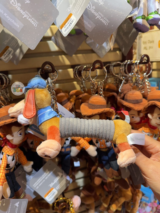 HKDL - Toy Story Slinky Dog with Baseball Plush Keychain