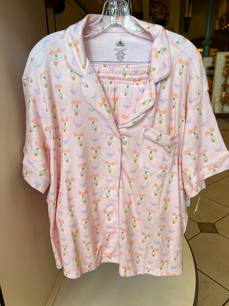 DLR/WDW - Halloween 2026 Pastel Cutie Ghost - Mickey and Minnie Pajama Set (Adult)