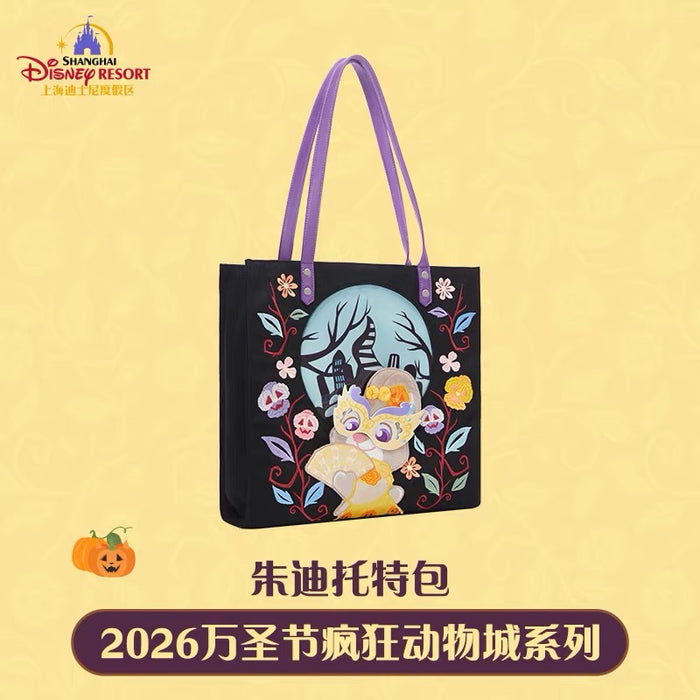 SHDL - 2026 Halloween Zootopia Collection x Judy & Nick Tote Bag (Release Date: Oct 4, 2026)