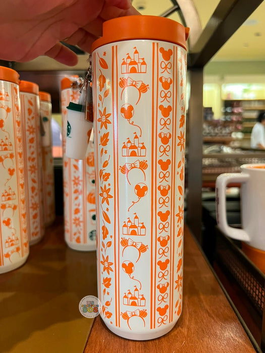 DLR/WDW - 2026 Disney Starbucks Fall Collection x Stainless Steel Bottle with Charm