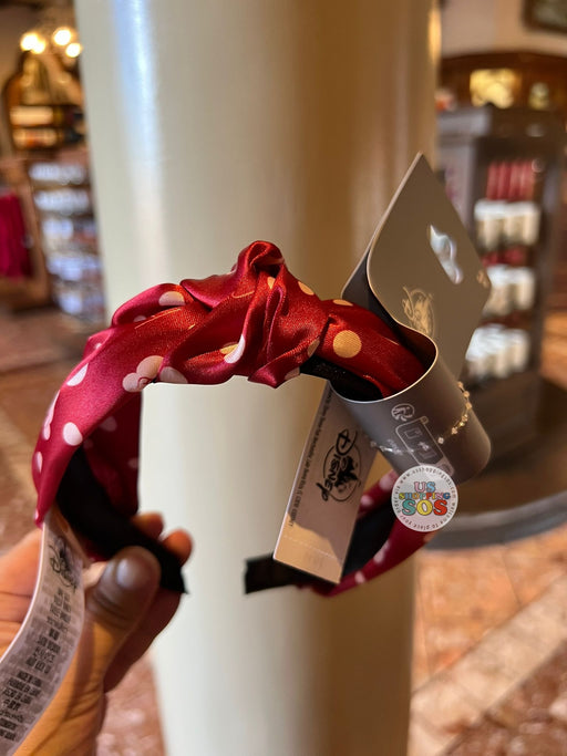 WDW - Epcot World Showcase Italy - Minnie Me Time 2025 - Minnie Polka Dot Red Headband