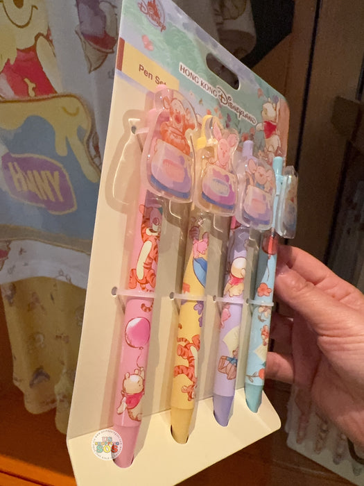 HKDL - 2026 Winnie the Pooh and Family Honey-Filled Adventure Collection x Winnie the Pooh & Friends Pen Set of 4
