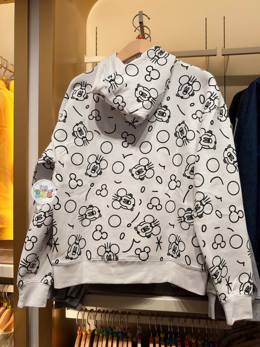 HKDL - 2026 Hong Kong Disneyland Mickey Mouse "Squiggle" Pullover Hoodies for Adults