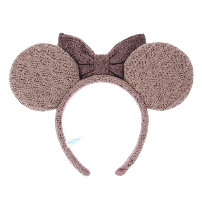 TDR - Minnie Mouse Brown Color Tone Knit Ear Headband (Release Date: Nov 20, 2025)