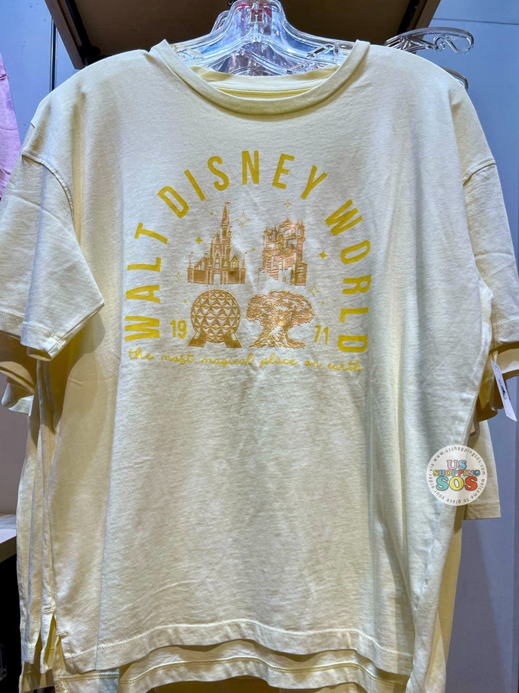 DLR/WDW - Disney Park Icon & Logo Butter Graphic Tee (Adult)