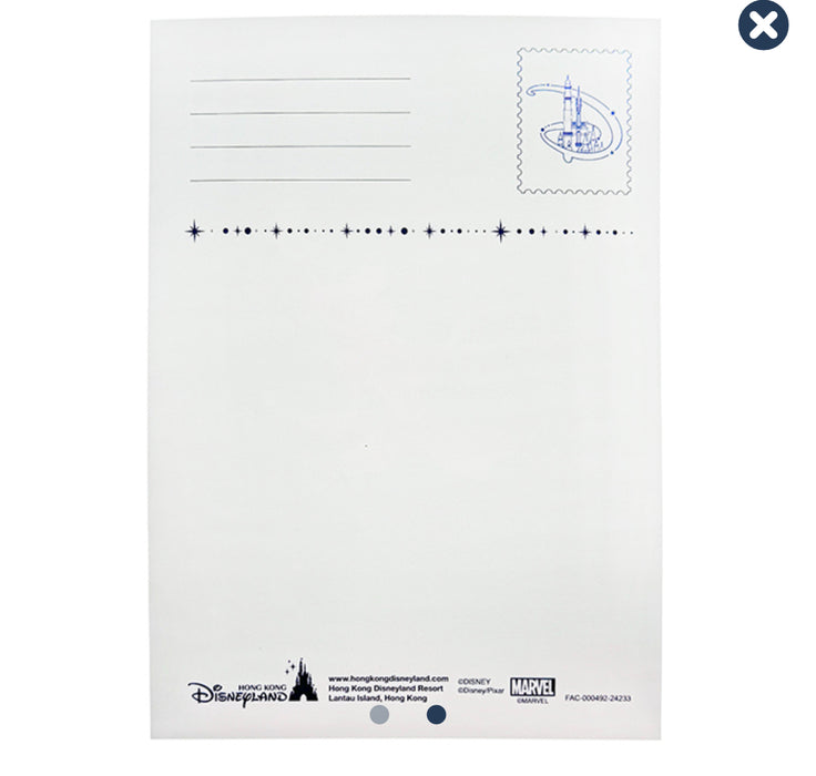 HKDL - Fantasia 2000 Sorcerer Mickey Post Card