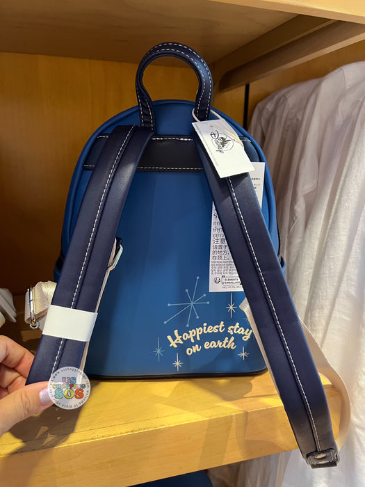 DLR - Disneyland Hotel - Loungefly Mickey & Minnie Happiest Stay on Earth Backpack