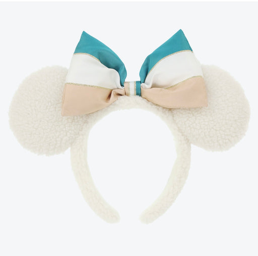 TDR - Tokyo DisneySea 25th Anniversary "Sparkling Jubilee" Autumn/Fall Season x Minnie Mouse Faux Sherpa Ear Headband (Release Date: Oct 1, 2026)