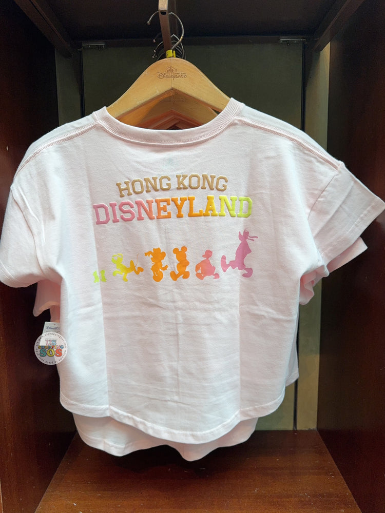 HKDL - Mickey & Friends ‘Hong Kong Disneyland’ Cropped Short Sleeve for Adults