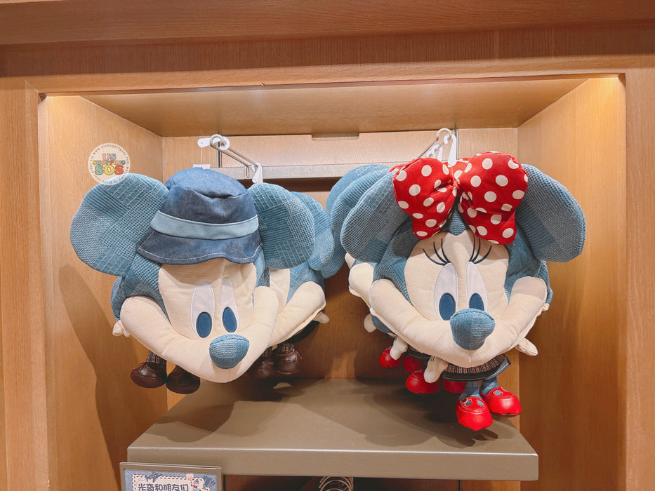 SHDL - 2026 Mickey and Friends Denim City Walk Collection x Big Head Plush Hat - Mickey Mouse