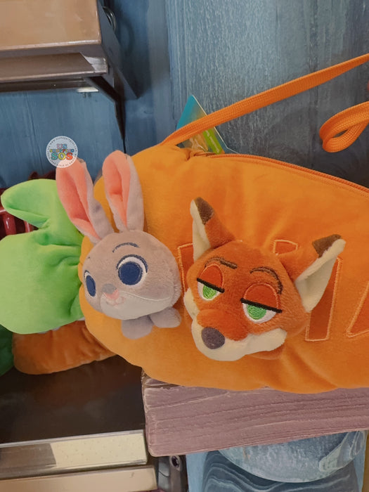 HKDL - Zootopia 2 x Judy Hopps & Nick Wilde Carrot Shaped Shoulder Bag