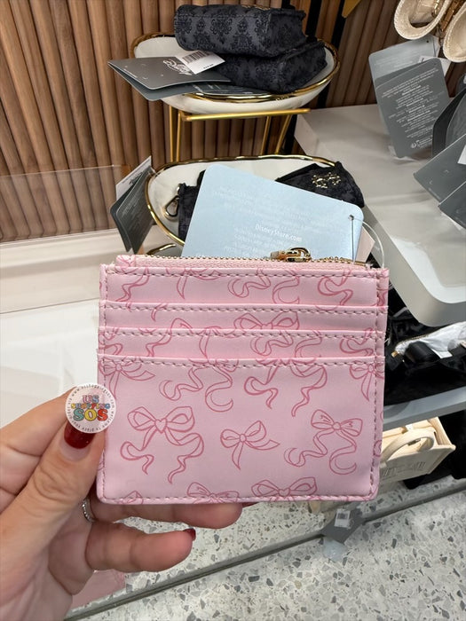 DLR/WDW - Disney’s Once Upon A Bag - Disney Princess Bow Light Pink Card Wallet