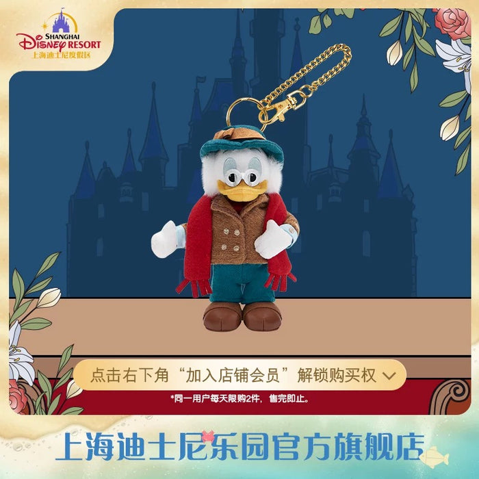 SHDL - Mickey and Friends "Modern Shanghai Collection x Scrooge McDuck Plush Keychain