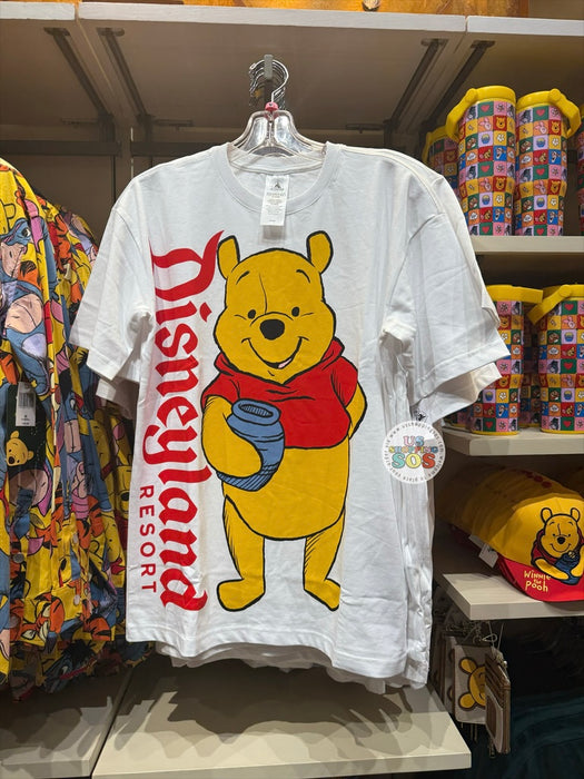 DLR/WDW - Winnie the Pooh & Friends 2026 - Pooh Park Logo Double-Side White Graphic T-shirt (Adult)
