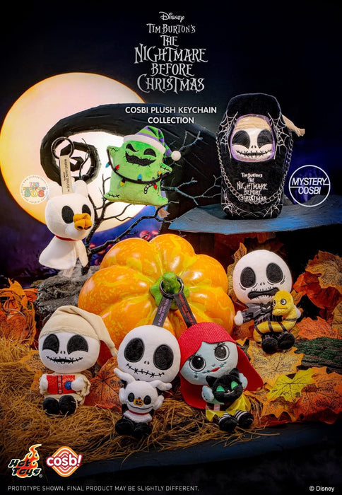 Hot Toy Cosbi - The Nightmare Before Christmas Blind Box Plush Keychain (Release Date: Sept 15, 2025)