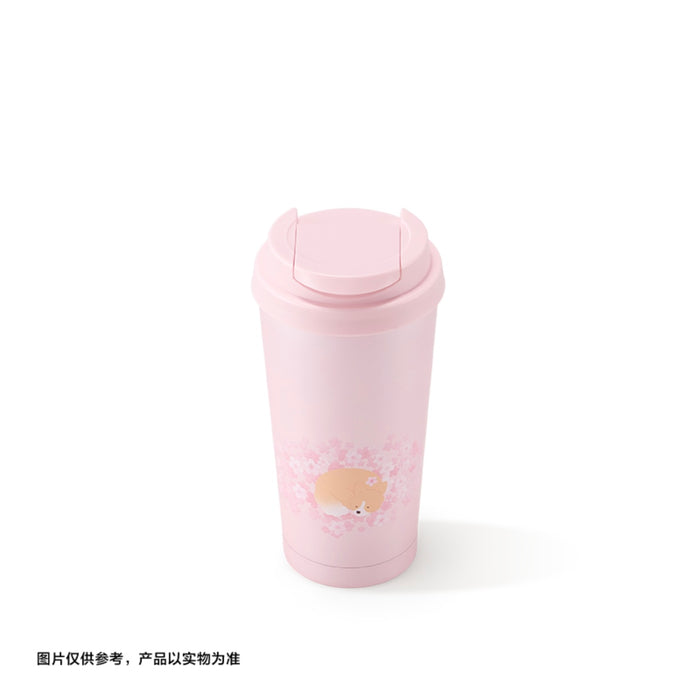 Starbucks China - Springtime Sakura Cutie 2026 - 2O. Cherry Blossom & Corgi Stainless Steel ToGo Tumbler 500ml