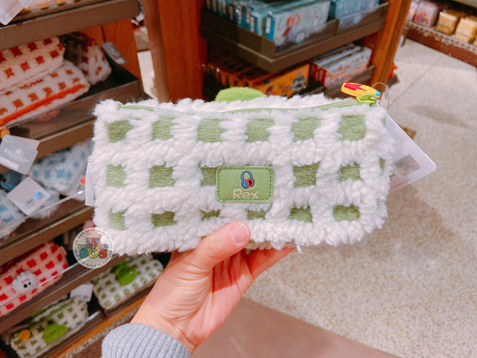 SHDL - Fluffy Waffle Pattern Multi- Function Pouch x Toy Story Rex