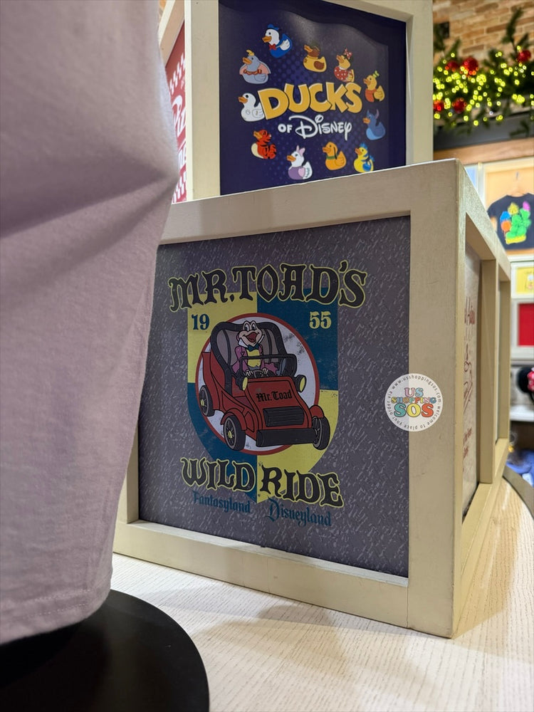 DLR/WDW - Disneyland Attraction Mr. Toad’s Wild Ride Heather Grey Graphic Tee (Adult)