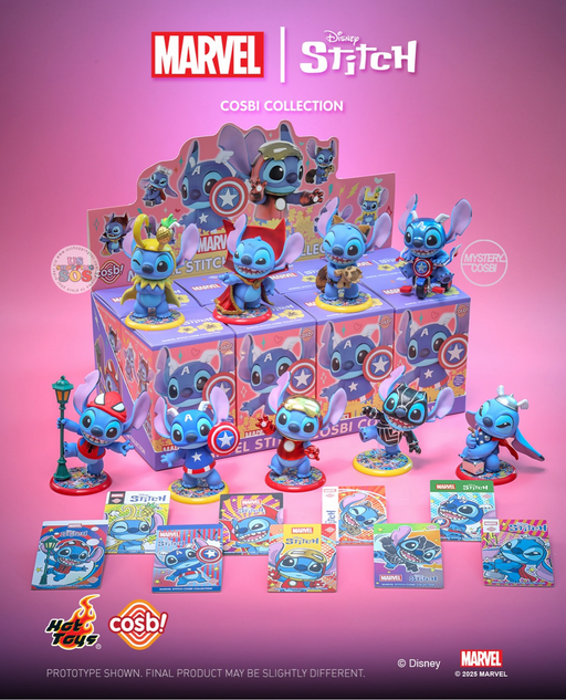 Hot Toy Cosbi - Marvel Stitch "My Name, Stitch The Hero" Figure Blind Box (Release Date: Aug 1, 2025)
