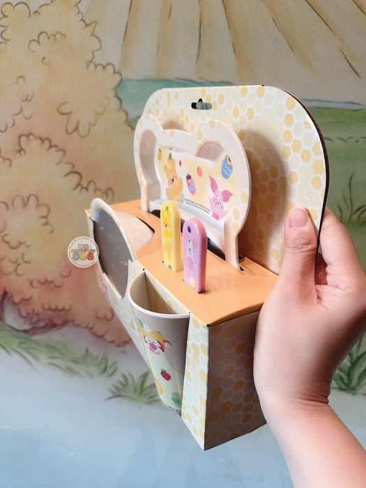 HKDL - Winnie the Pooh Lemon Honey Collection x Winnie the Pooh & Piglet 5 Pieces Dinnerware Set