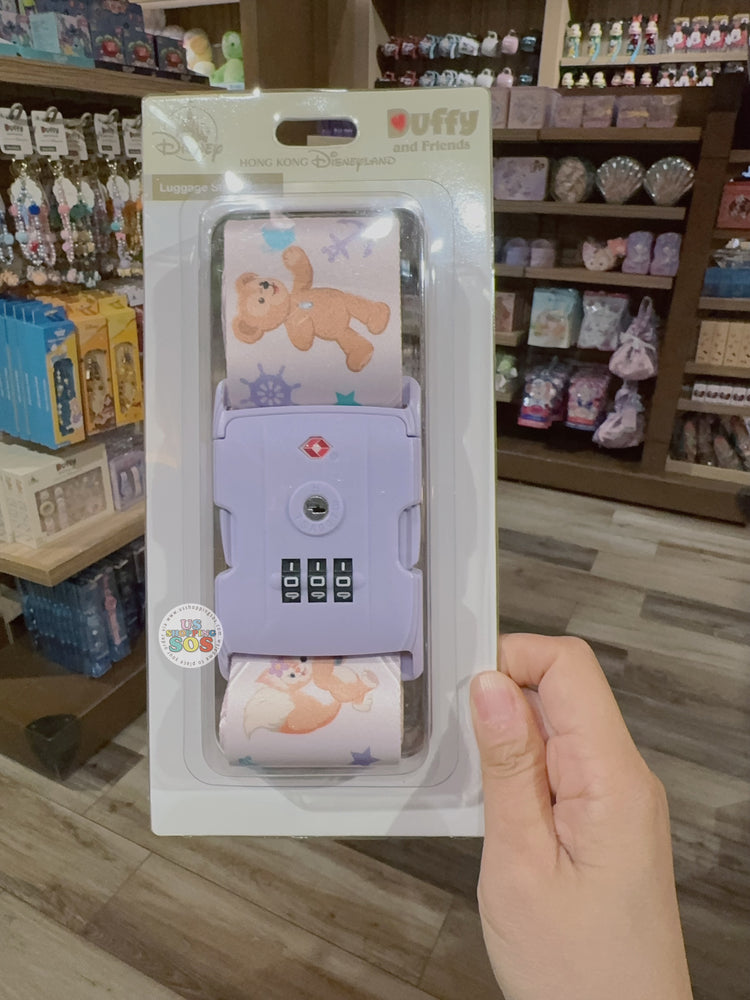 HKDL - Duffy & Friends with Hong Kong Disneyland Wordings Luggage Strap