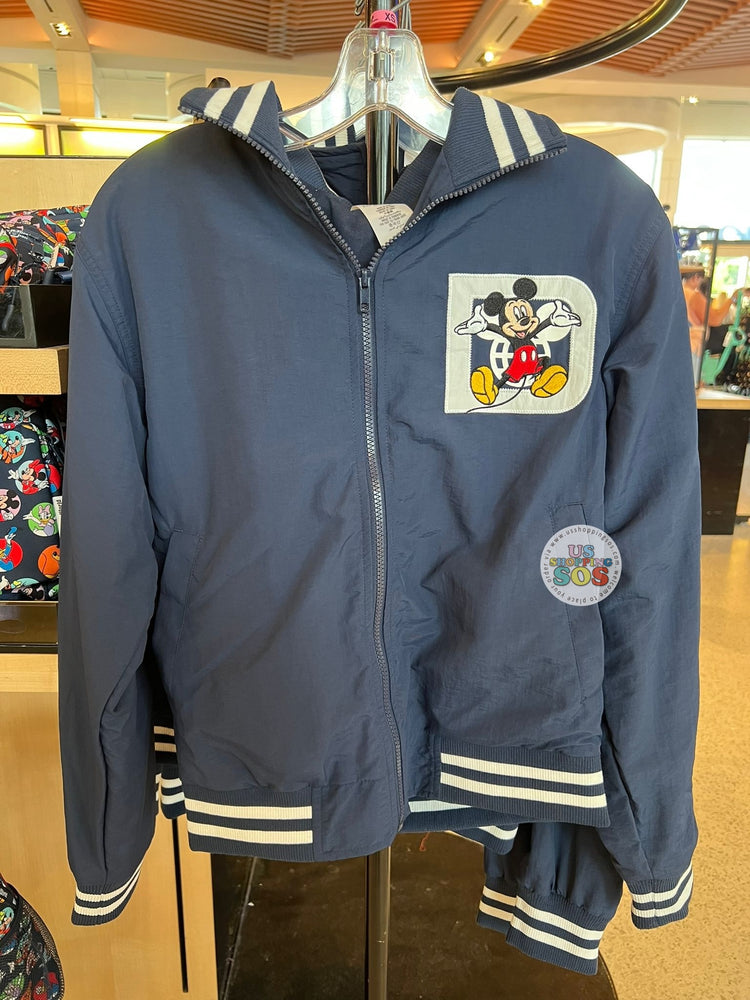 DLR/WDW - Mickey & Friends Navy Baseball Jacket (Adult)