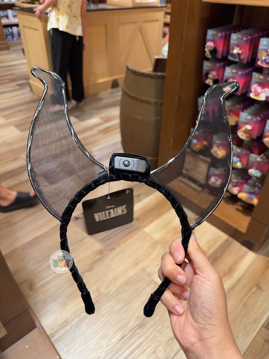 HKDL - 2026 Disney Halloween - Disney Villians x Maleficent Mesh Horn Light Up Ear Headband