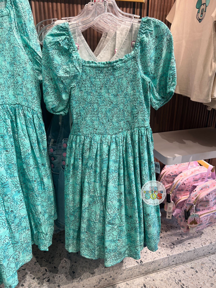 DLR/WDW - Her Universe Mickey Icon All-Over-Print Teal Dress (Adult)