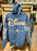 DLR/WDW - Park Logo Authentic Castle Original Cornflower Blue Zip Hoodie Jacket (Adult)