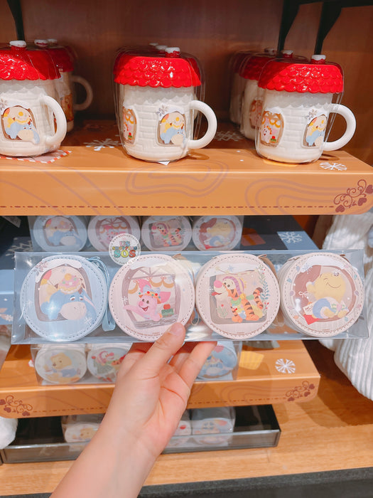 SHDL - 2025 Winnie the Pooh & Friends Winter Collection x Winnie the Pooh & Friends Small Pouches & Candy Set of 4