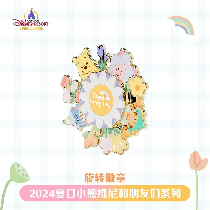 SHDL - Winnie the Pooh & Friends Summer 2024 Collection x Winnie the Pooh & Friends Spinnable Pin